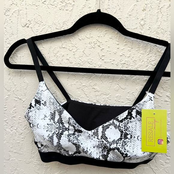 Koral python set bra and leggings gym workout black white small / medium - Picture 3 of 11